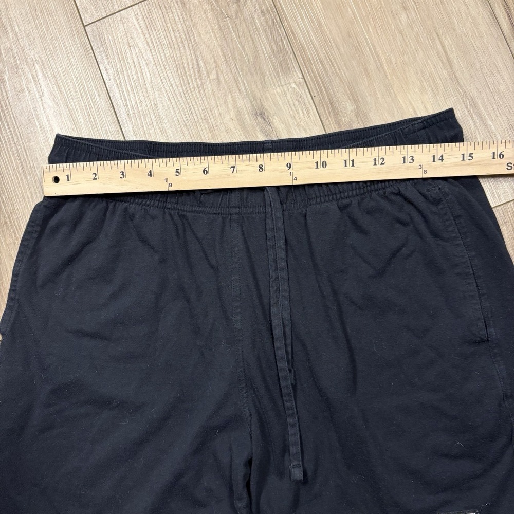 Hollister Shorts‎ Men Small Black Solid Sleep Lounge Elastic Waist Drawstring - Picture 6 of 6